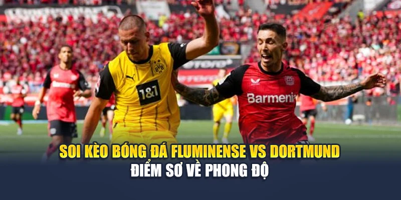 Soi kèo bóng đá Fluminense vs Dortmund - Điểm sơ về phong độ