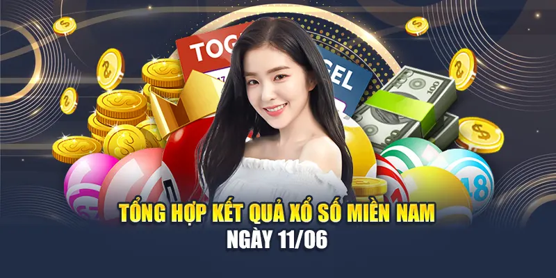 Tổng hợp kết quả xổ số miền Nam ngày 11/06